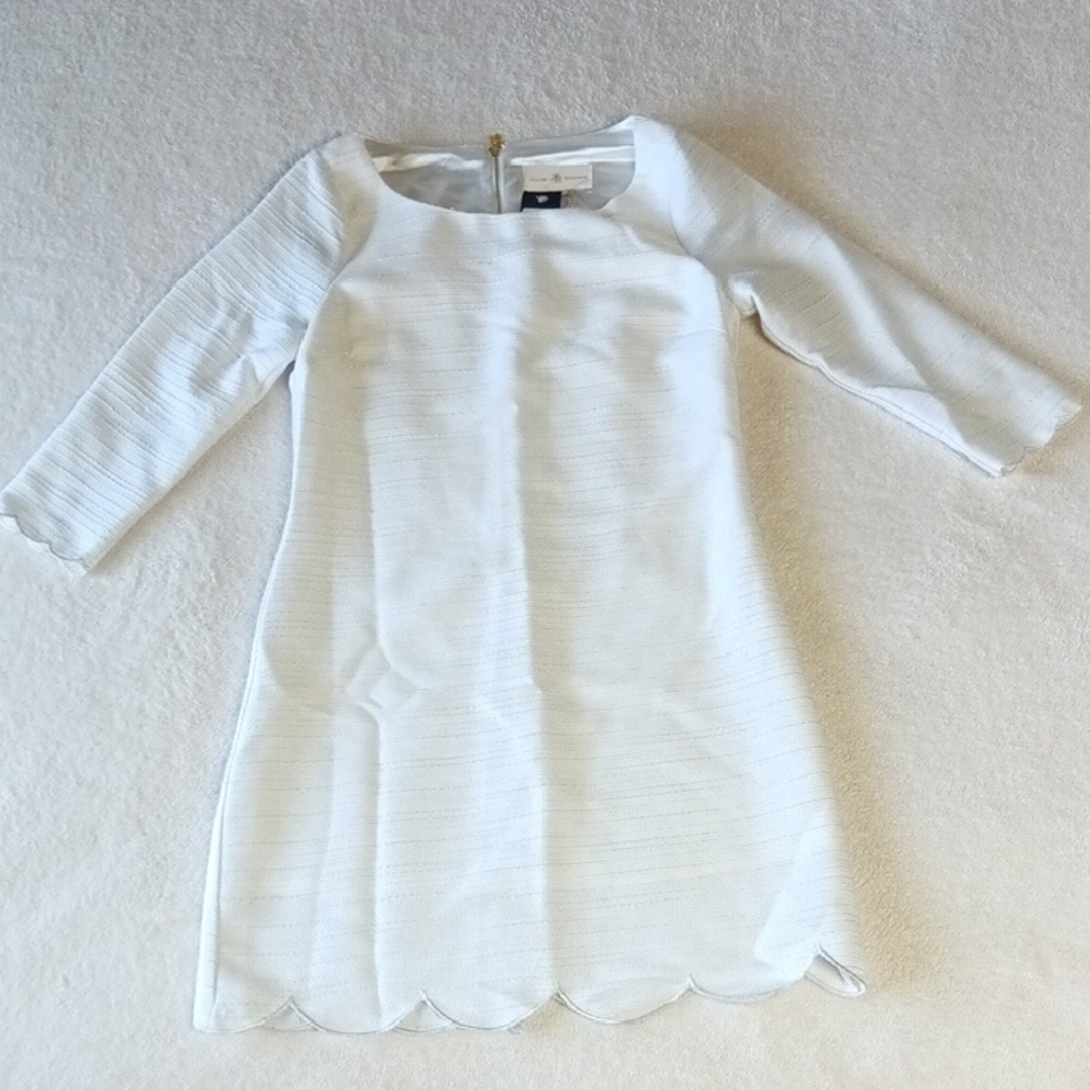 JB by Julie Brown White Midi Dress Size 4 NWT